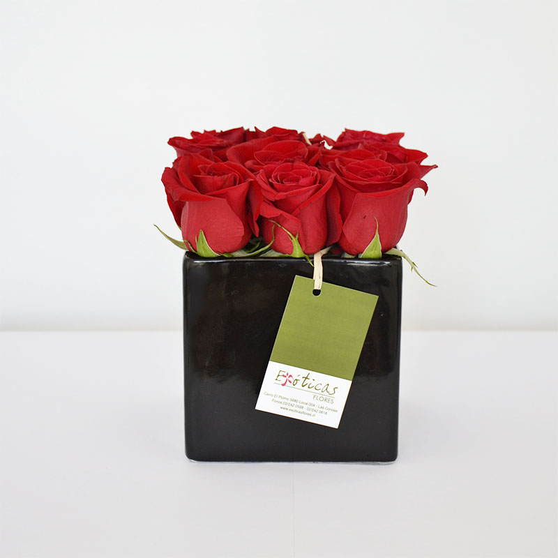 Arreglo floral rosas rojas – Flores a Domicilio