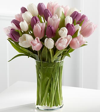 30 tulipanes colores segun disponibilidad – Flores a Domicilio